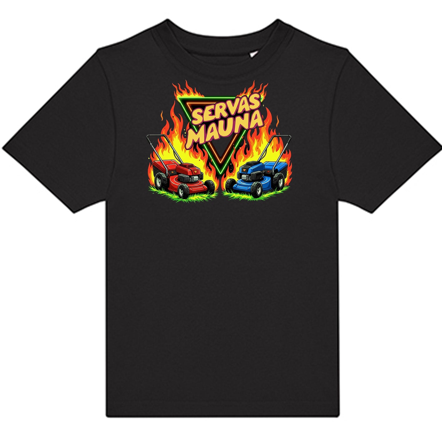 Servas Mauna - Rasenmäher - Kinder T-Shirt