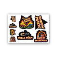 Servas Mauna- Stickerbogen