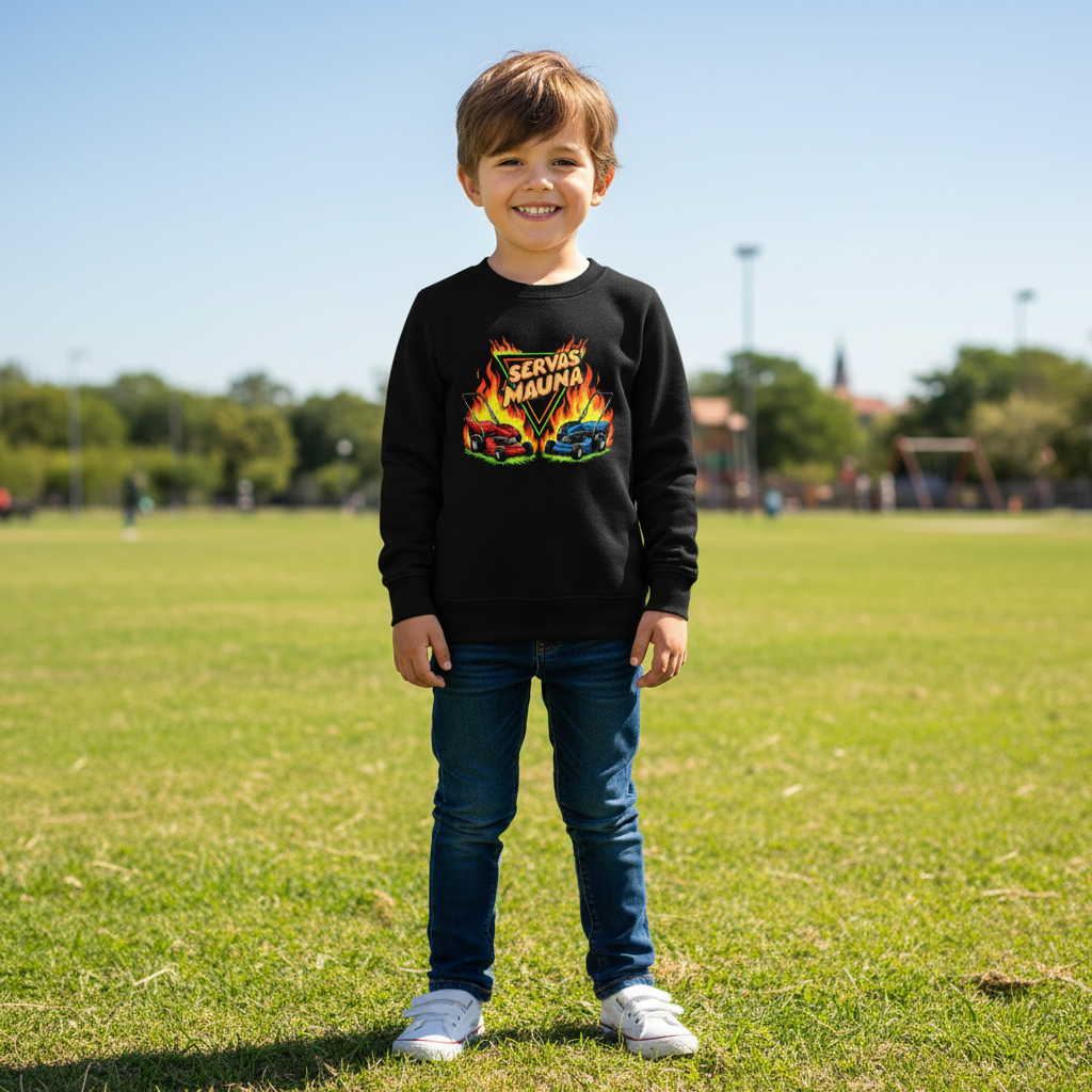 Servas Mauna - Rasenmäher - Kinder Sweater