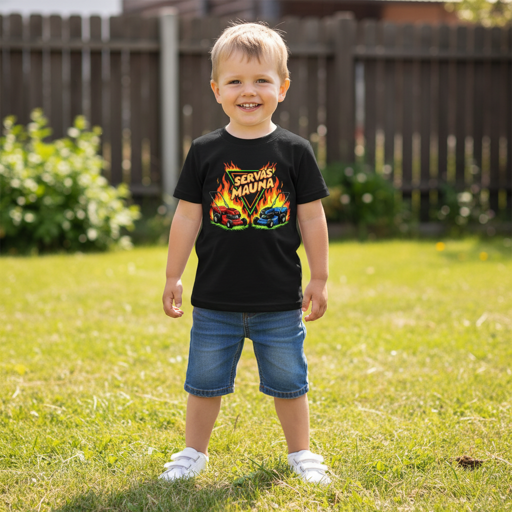 Servas Mauna - Rasenmäher - Kinder T-Shirt