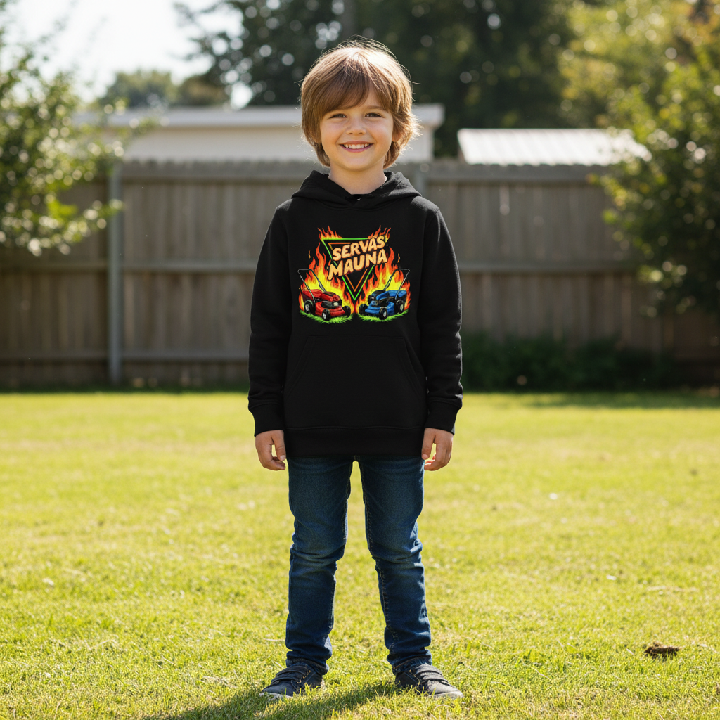 Servas Mauna - Rasenmäher - Kinder Hoodie