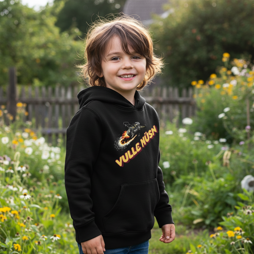 Vulle Hüsn - Rasenmäher - Kinder Hoodie