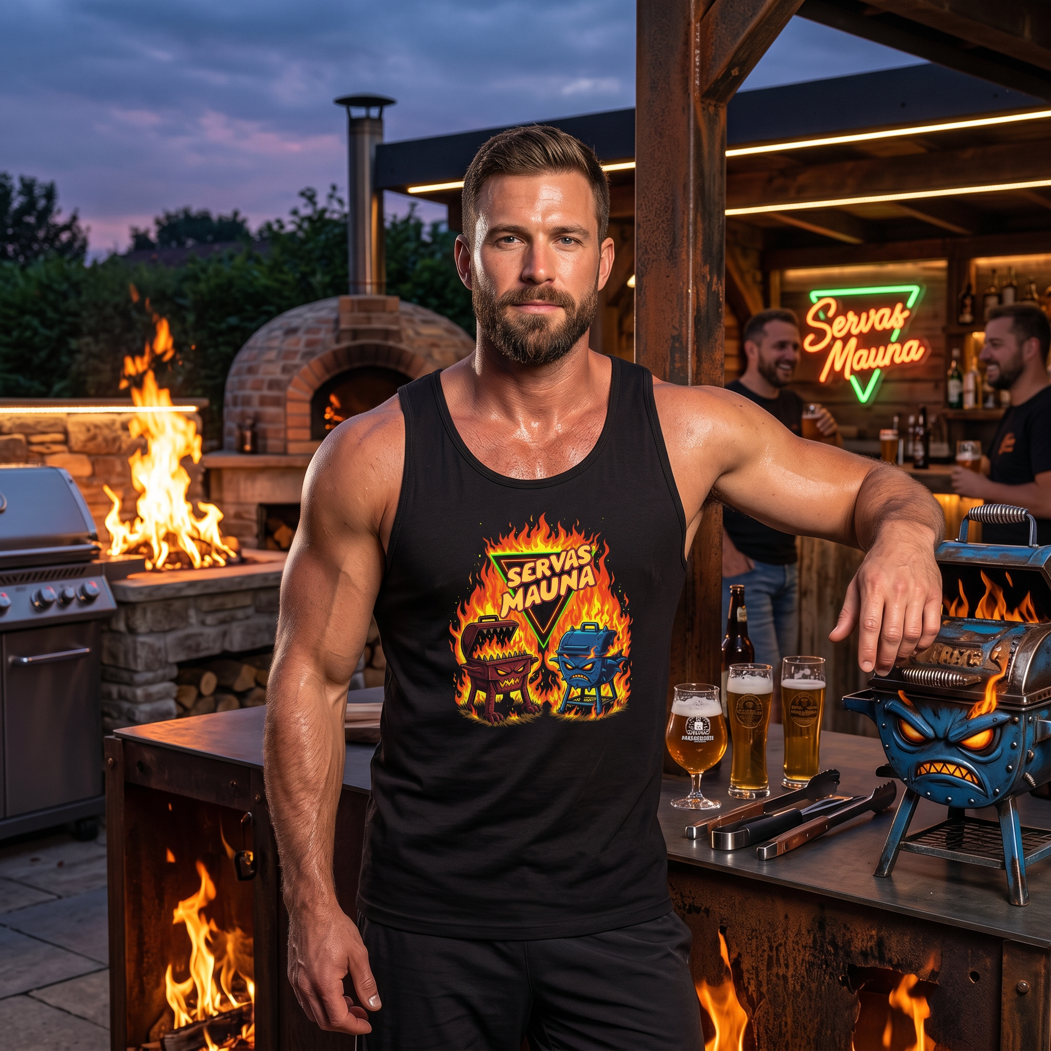 Servas Mauna - Griller - Herren Tanktop