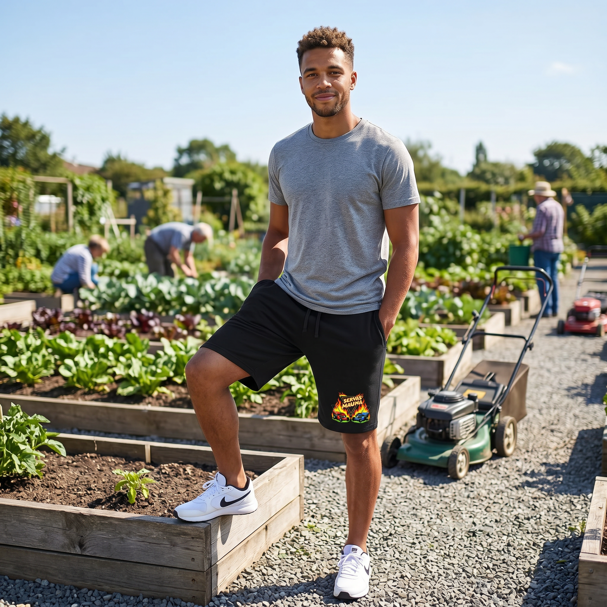Servas Mauna - Rasenmäher - Herren Shorts