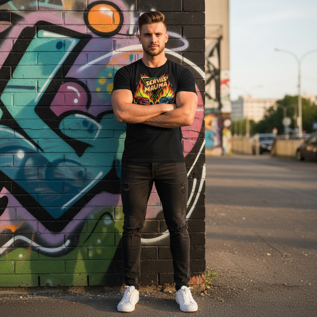 Servas Mauna - Rasenmäher - Herren T-Shirt