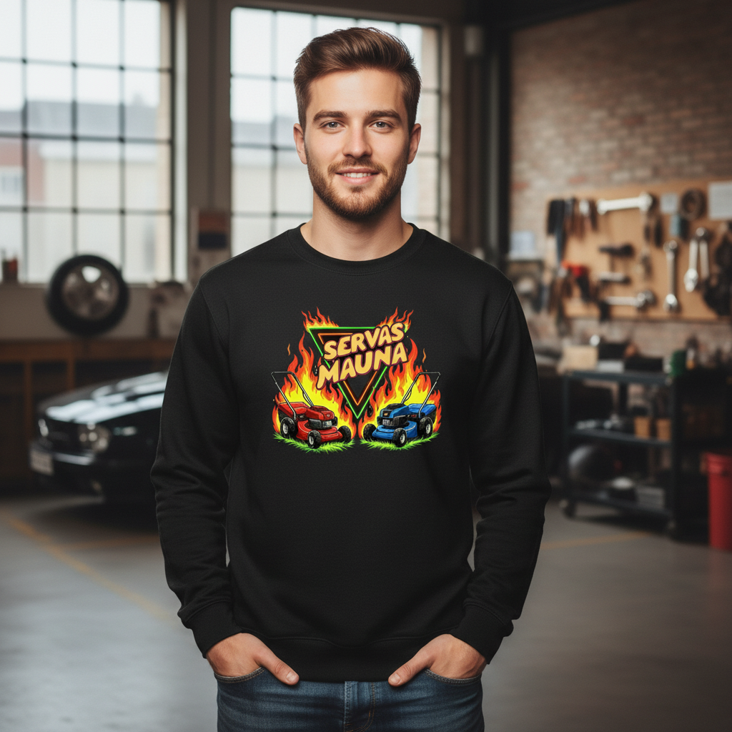 Servas Mauna - Rasenmäher - Herren Sweater