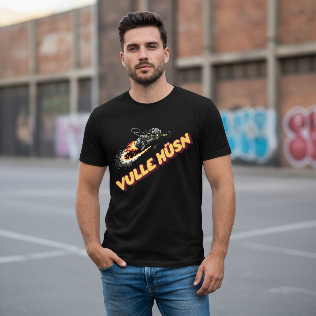 Vulle Hüsn - Rasenmäher - Herren T-Shirt