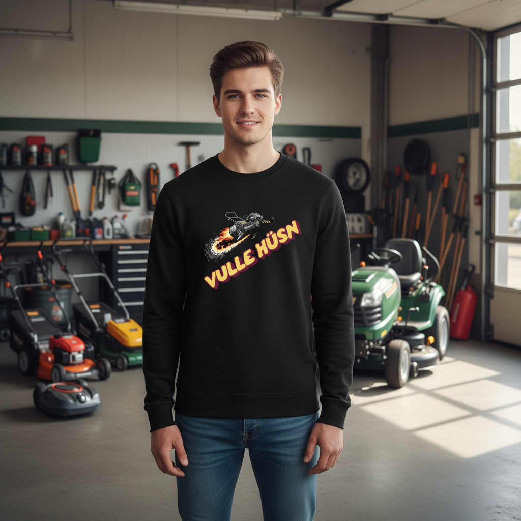 Vulle Hüsn - Rasenmäher - Herren Sweater