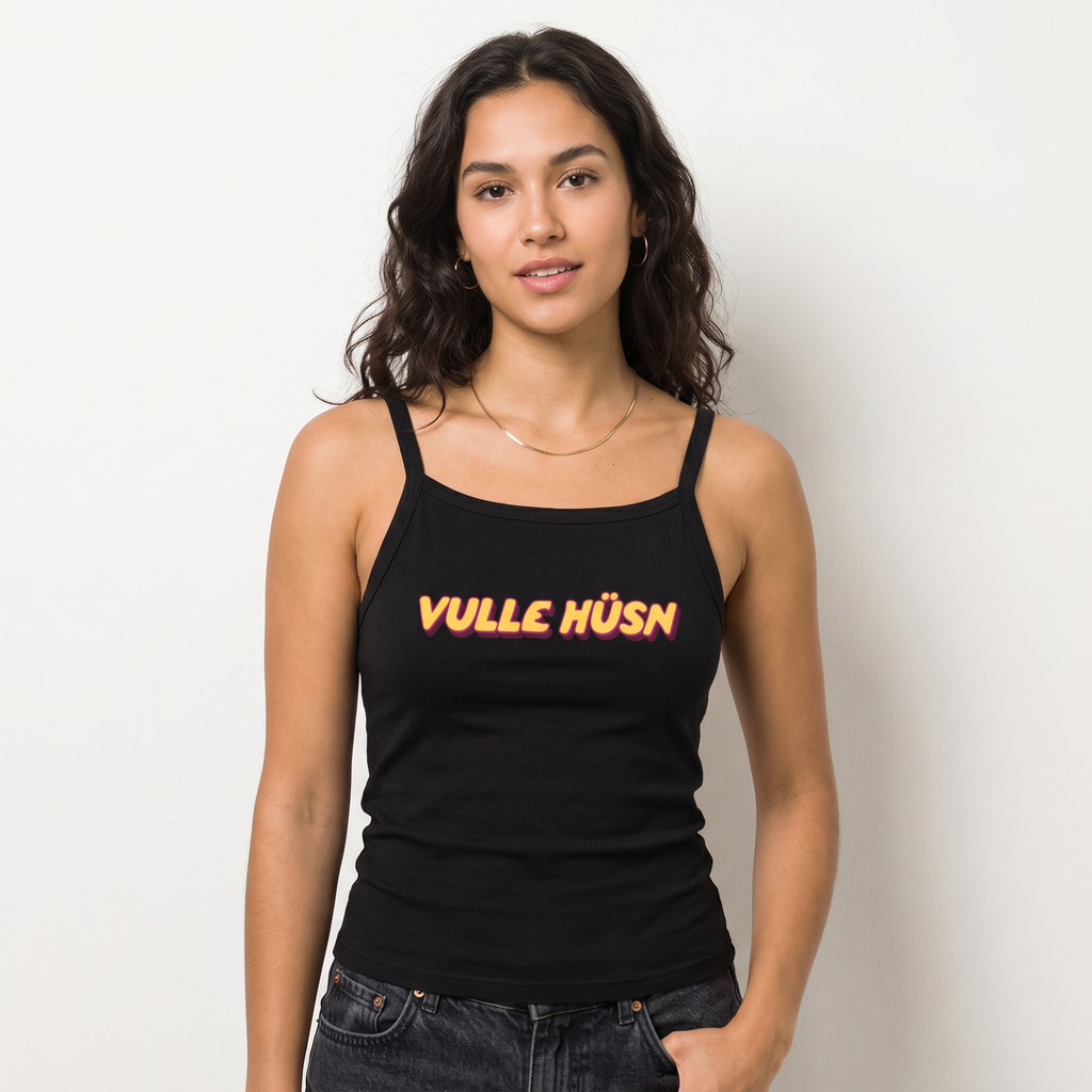 Vulle Hüsn - Schriftzug - Damen Trägertop