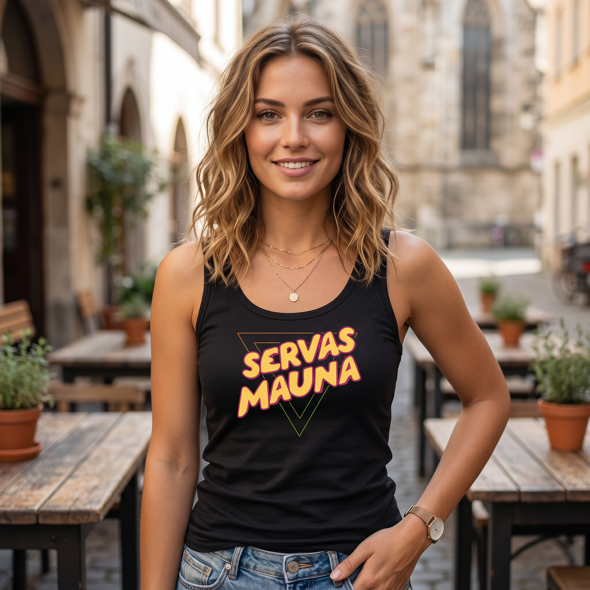 Servas Mauna - Triangle - Damen Trägertop