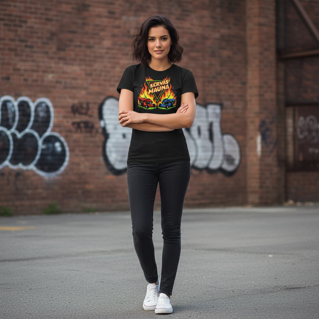 Servas Mauna - Rasenmäher - Damen T-Shirt