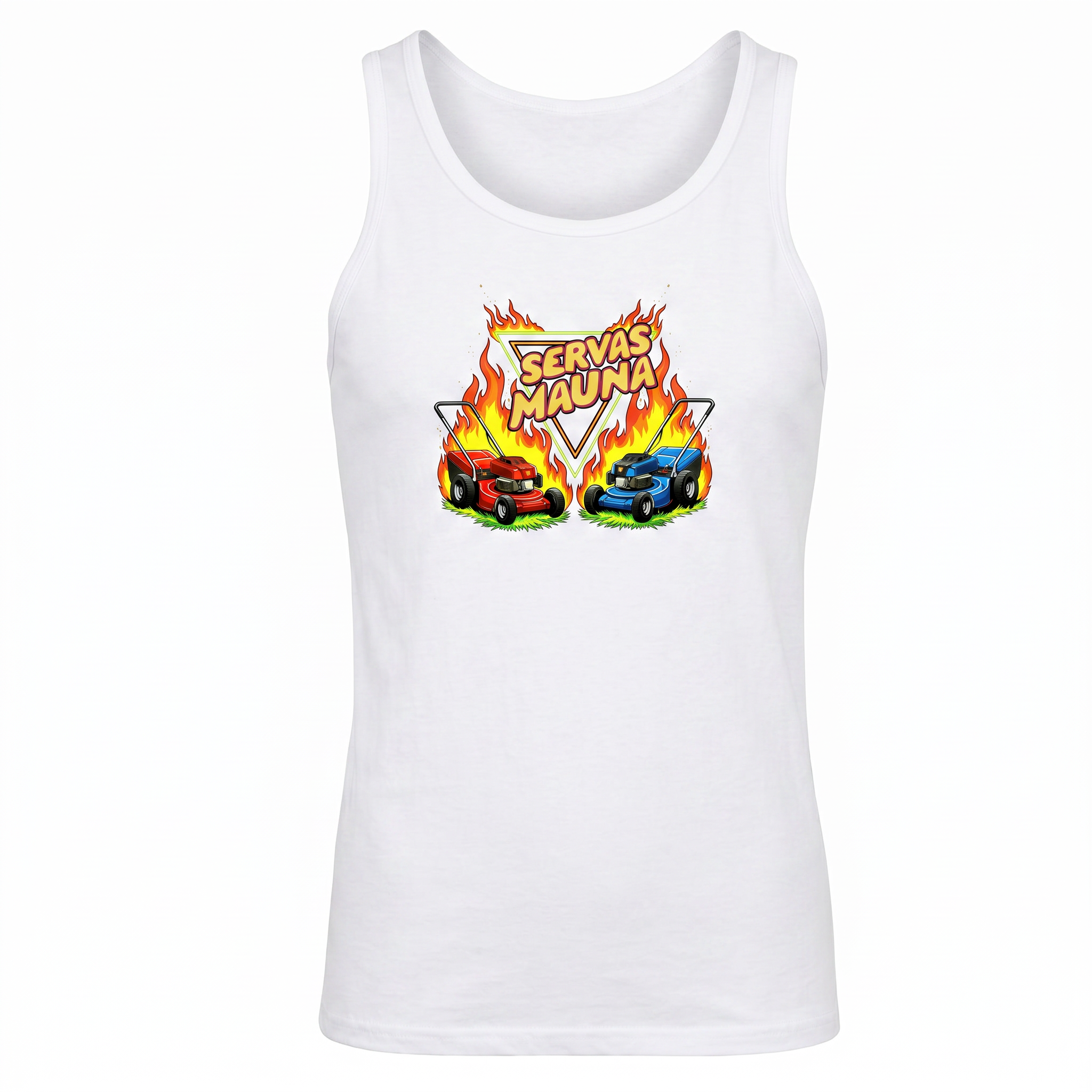 Servas Mauna - Rasenmäher - Herren Tanktop