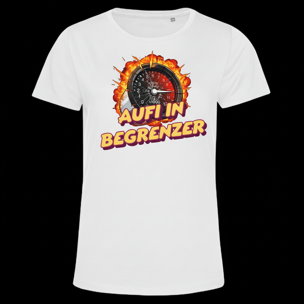 Aufi in Begrenzer - Damen T-Shirt