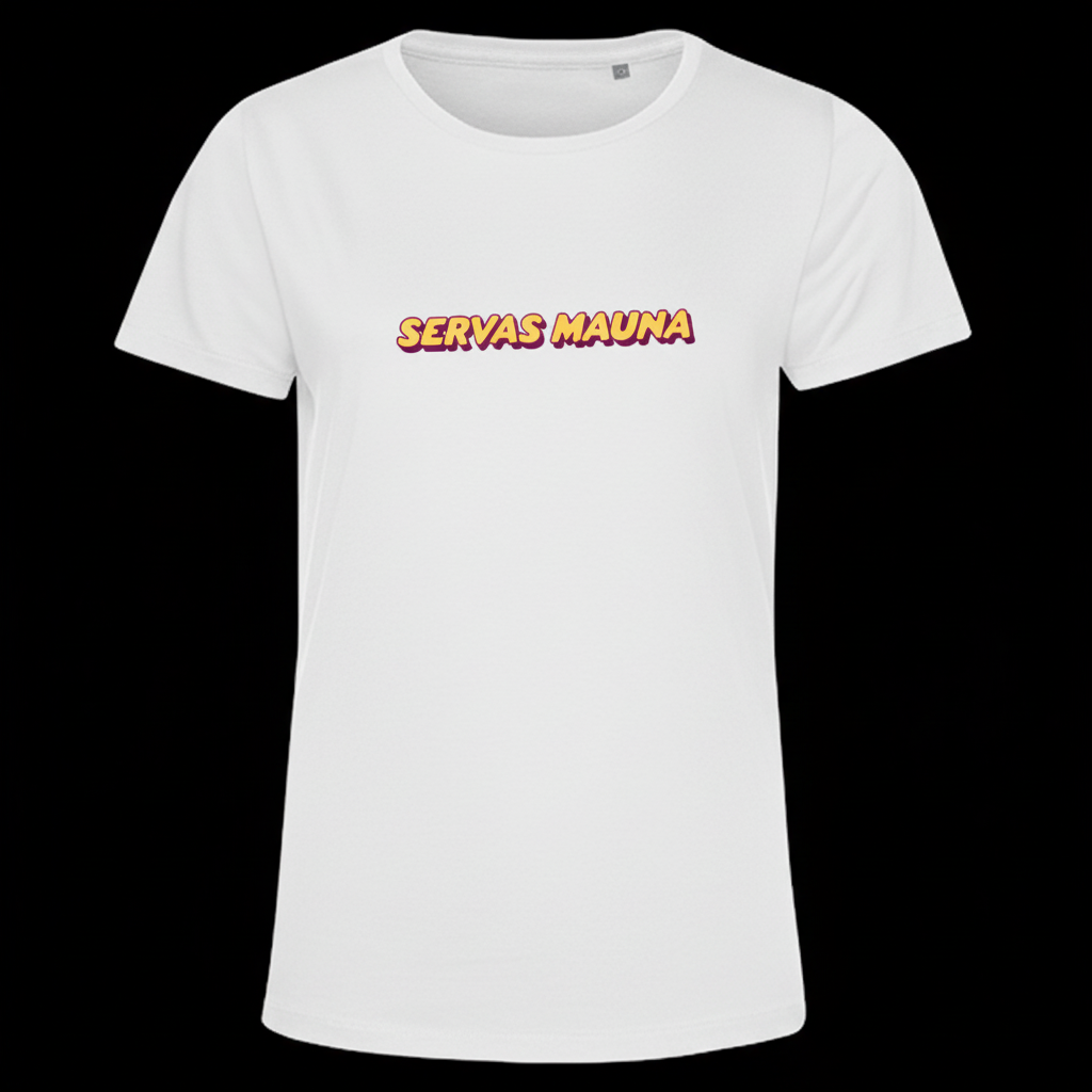 Servas Mauna - Schriftzug - Damen T-Shirt