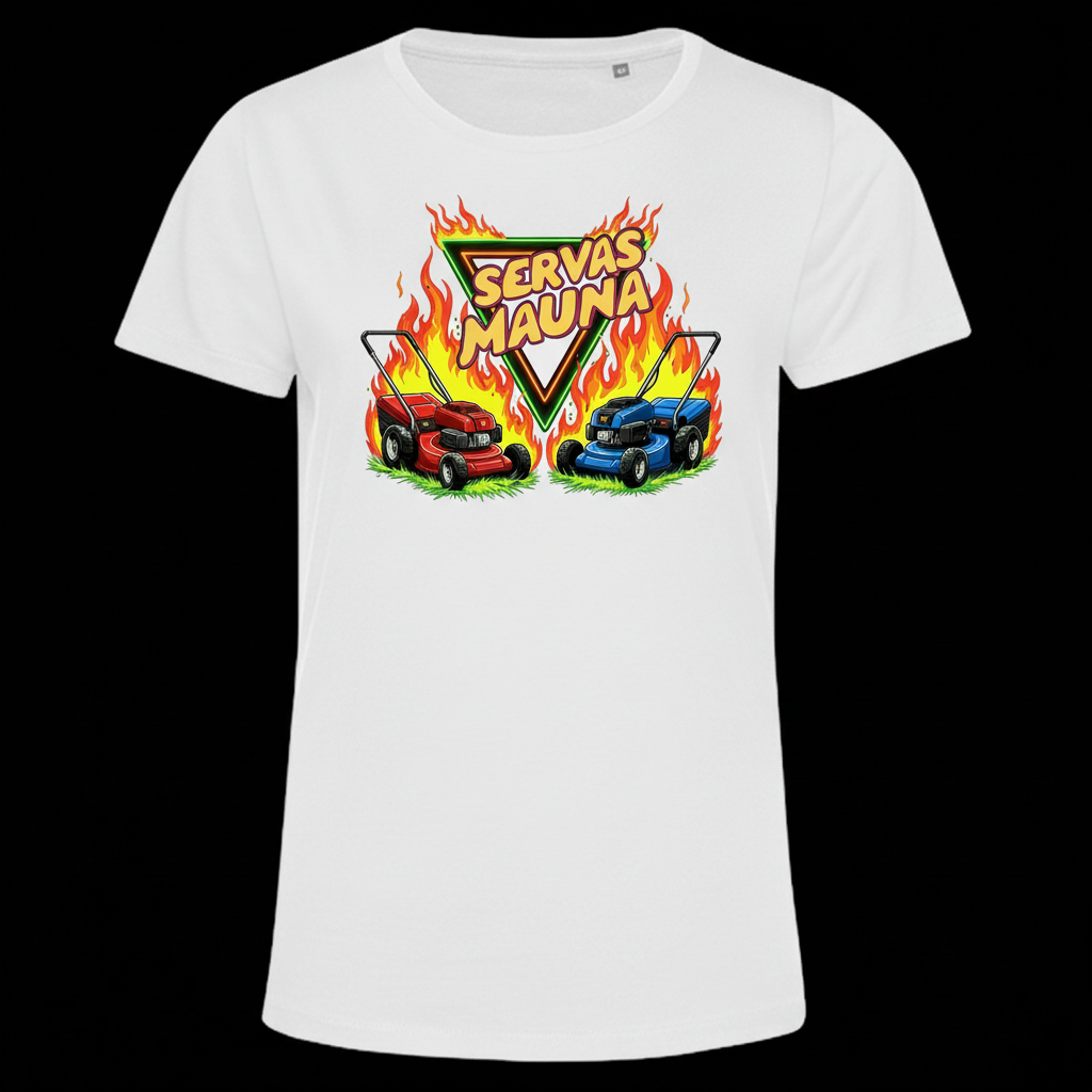 Servas Mauna - Rasenmäher - Damen T-Shirt