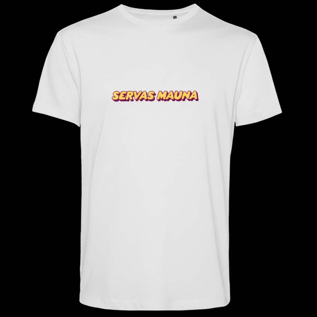 Servas Mauna - Schriftzug - Herren T-Shirt
