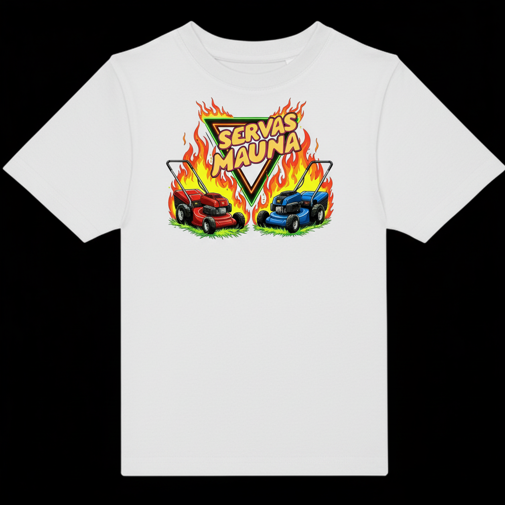 Servas Mauna - Rasenmäher - Herren T-Shirt