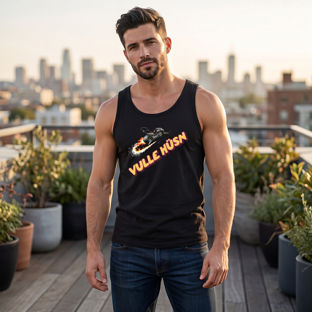 Vulle Hüsn - Rasenmäher - Herren Tanktop
