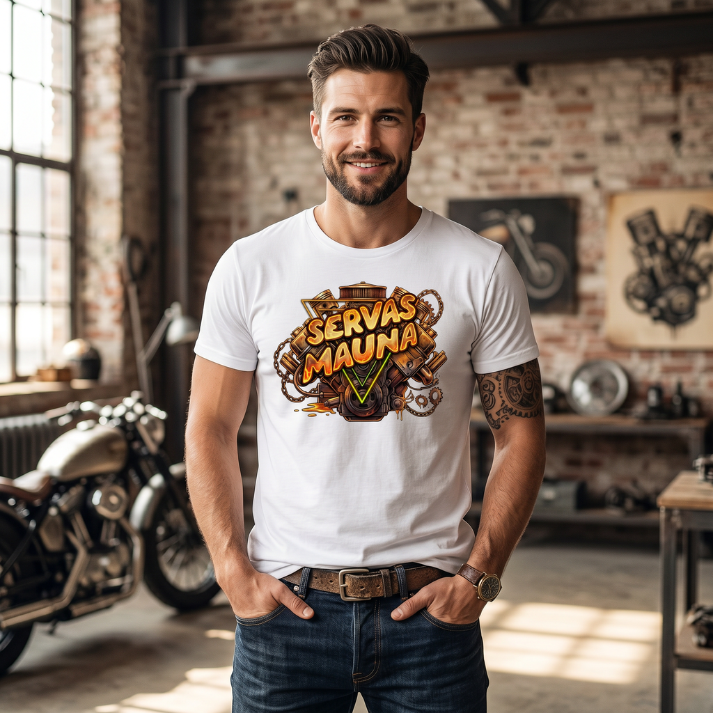 Servas Mauna - Motorblock - Herren T-Shirt