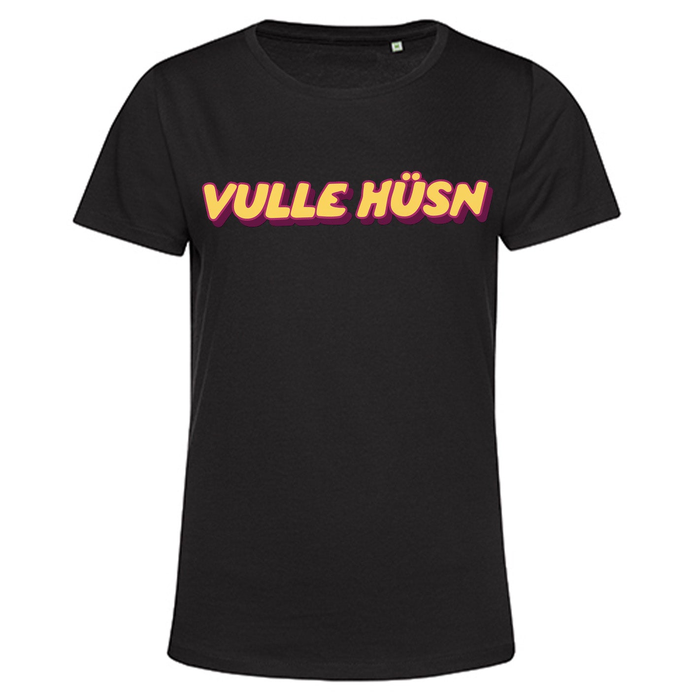 Vulle Hüsn - Schriftzug - Damen T-Shirt