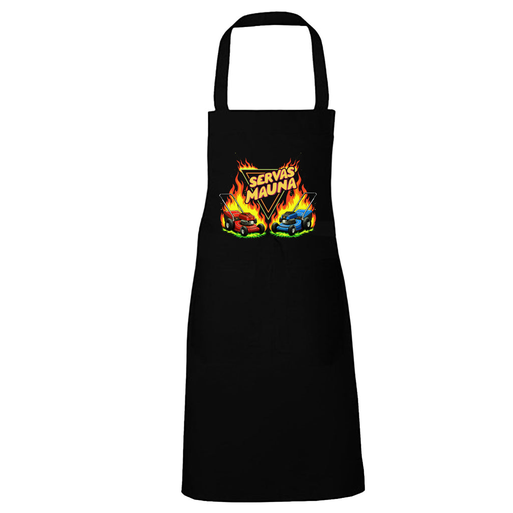 Servas Mauna - Rasenmäher - Grillschürze für Erwachsene und Kinder