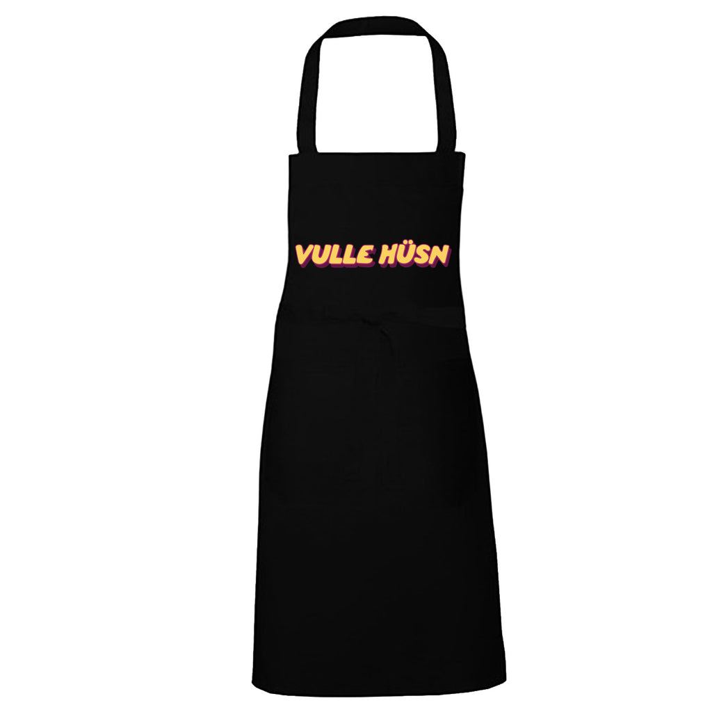 Vulle Hüsn - Schriftzug - Grillschürze für Erwachsene und Kinder