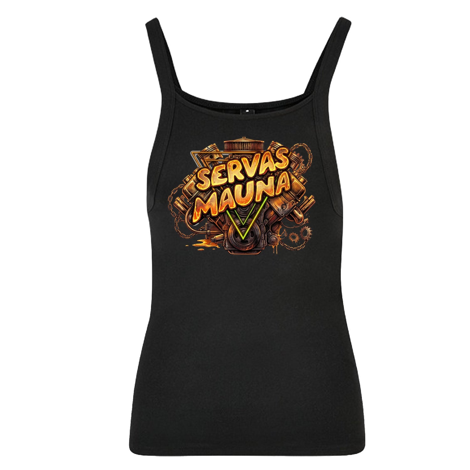 Servas Mauna - Motorblock - Damen Trägertop