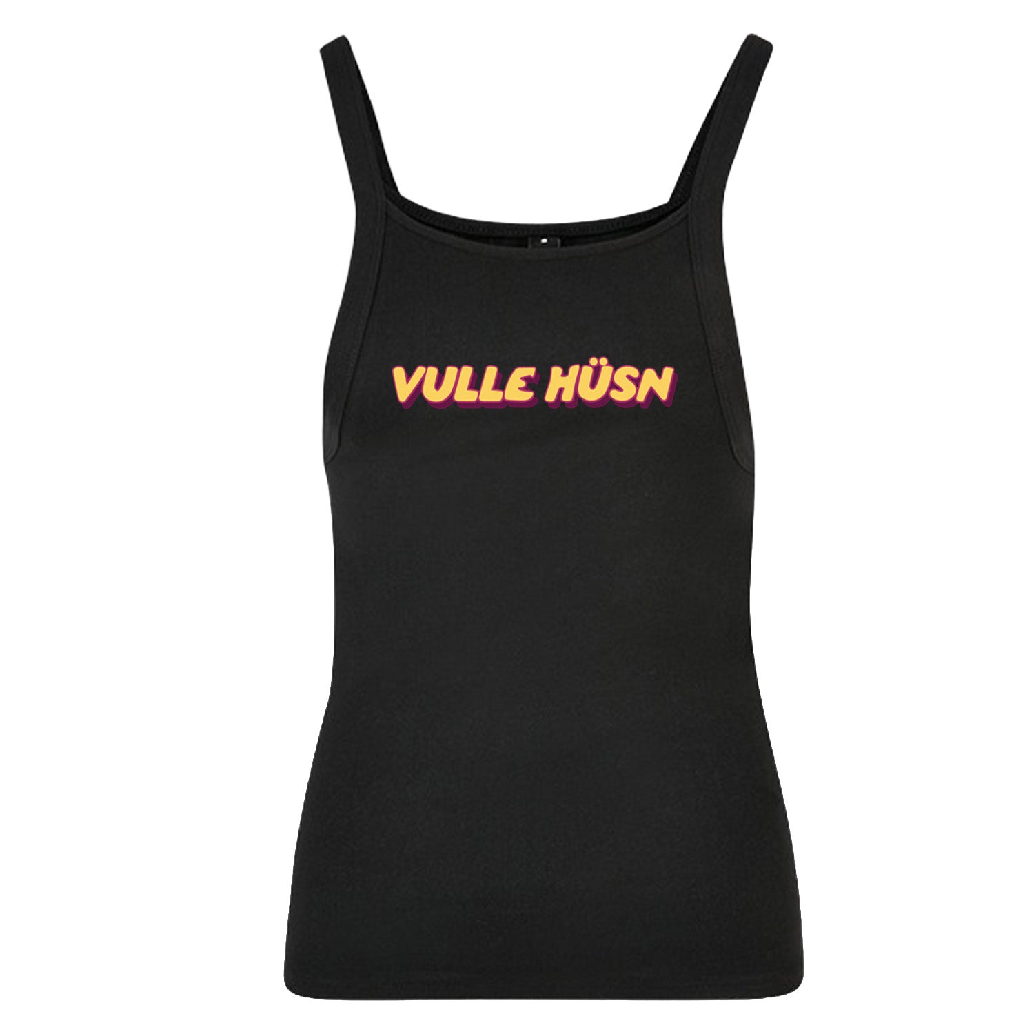 Vulle Hüsn - Schriftzug - Damen Trägertop