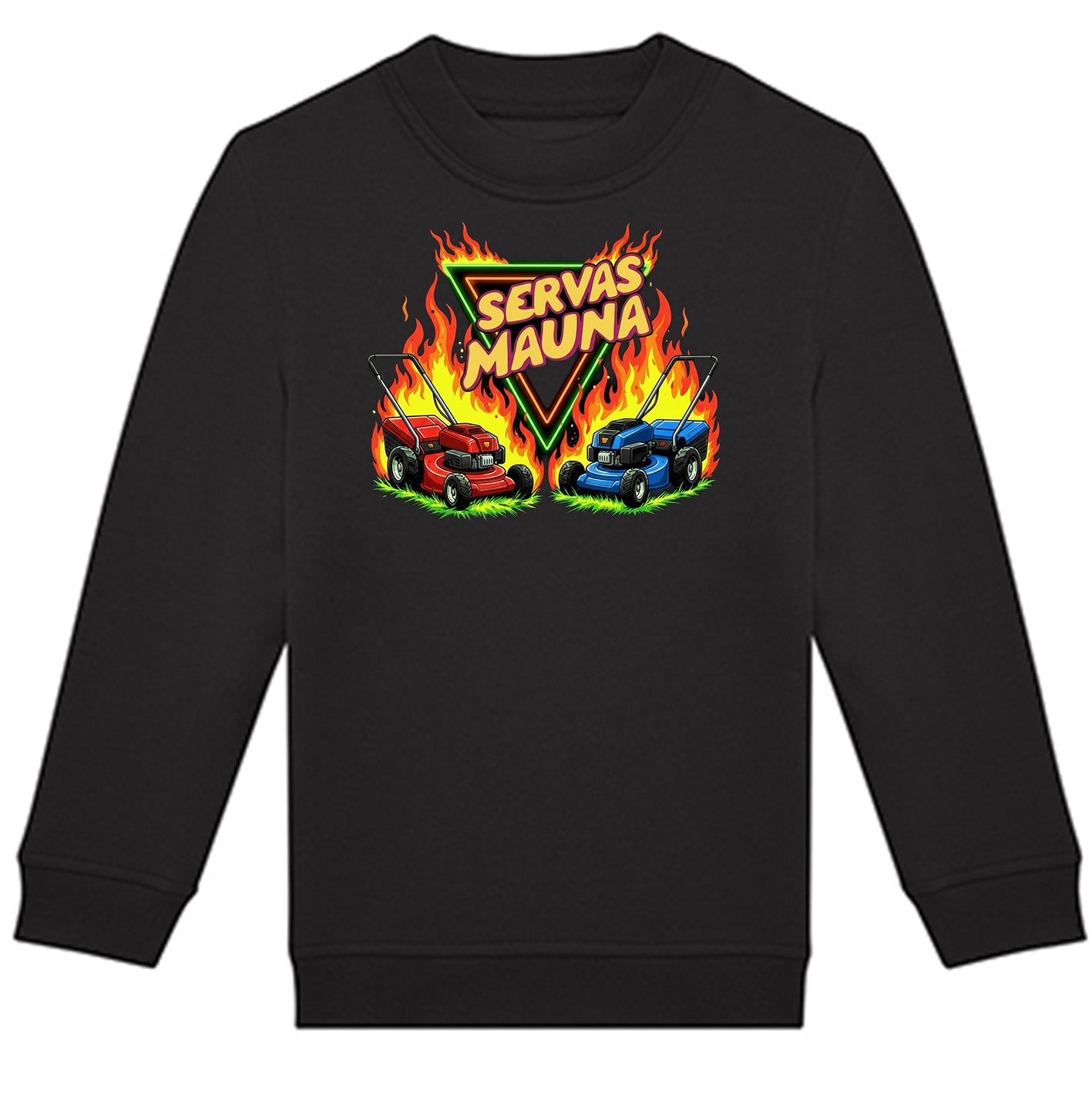 Servas Mauna - Rasenmäher - Kinder Sweater